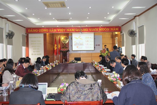 Họp báo công bố số liệu thống kê kinh tế - xã hội thành phố Hà Nội năm 2019 1