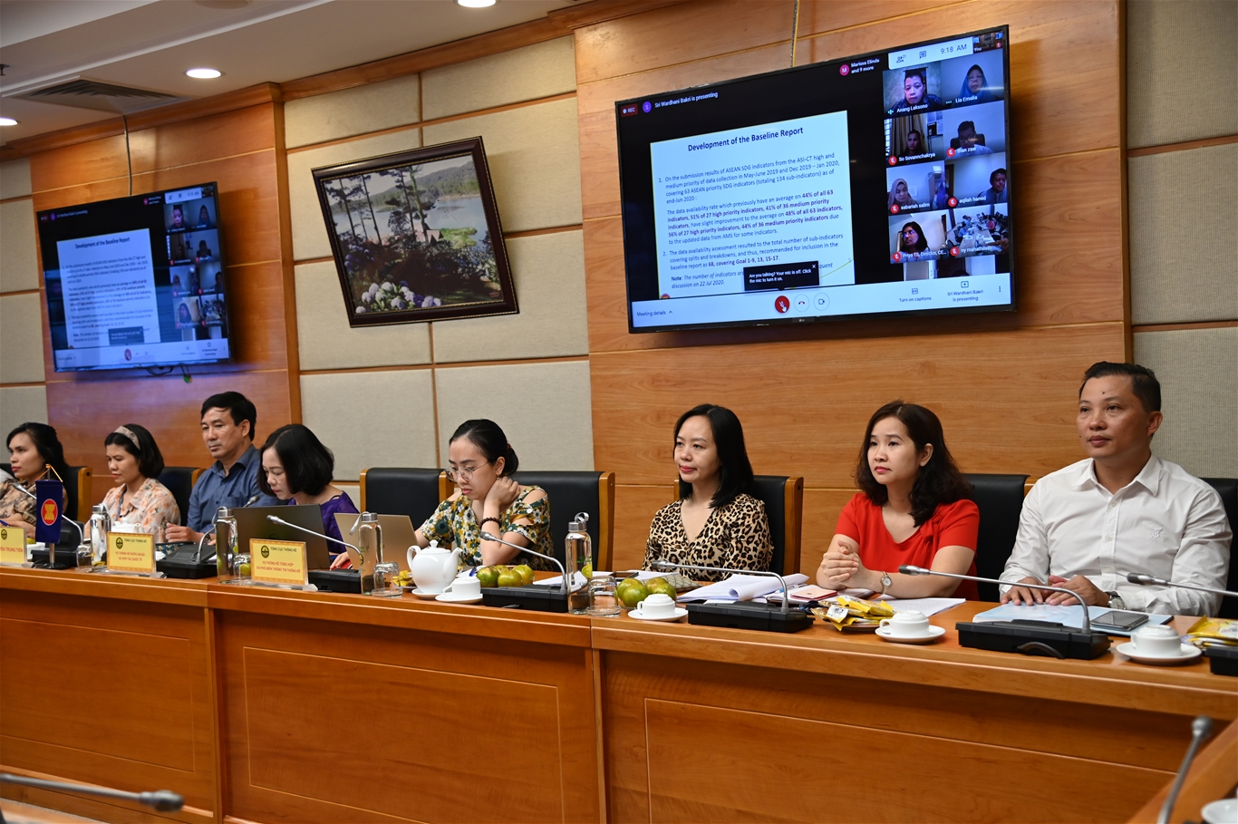 Họp trực tuyến phiên họp lần thứ 20 của Tiểu ban Kế hoạch và Điều phối Hệ thống Thống kê cộng đồng ASEAN. 1