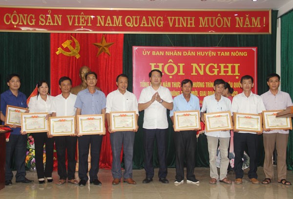 Huyện Tam Nông: Tạo sự chuyển biến mạnh mẽ trong phát triển nông nghiệp, nông thôn và xây dựng nông thôn mới 1