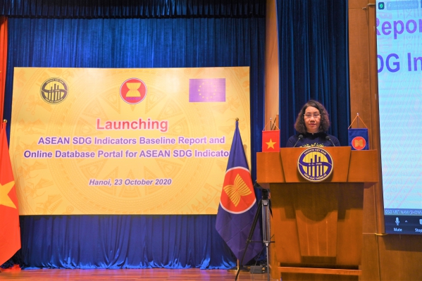 Lễ công bố Báo cáo đầu kỳ và Cổng cơ sở dữ liệu trực tuyến các chỉ tiêu SDG của ASEAN 1