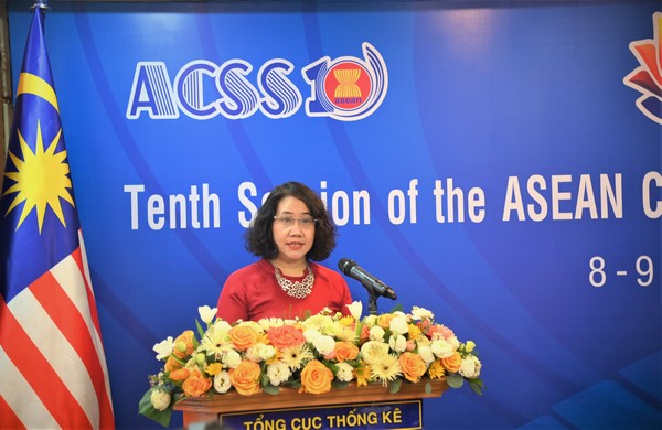 Phiên họp toàn thể Kỳ họp lần thứ 10 của Ủy ban Hệ thống Thống kê Cộng đồng ASEAN (ACSS10)