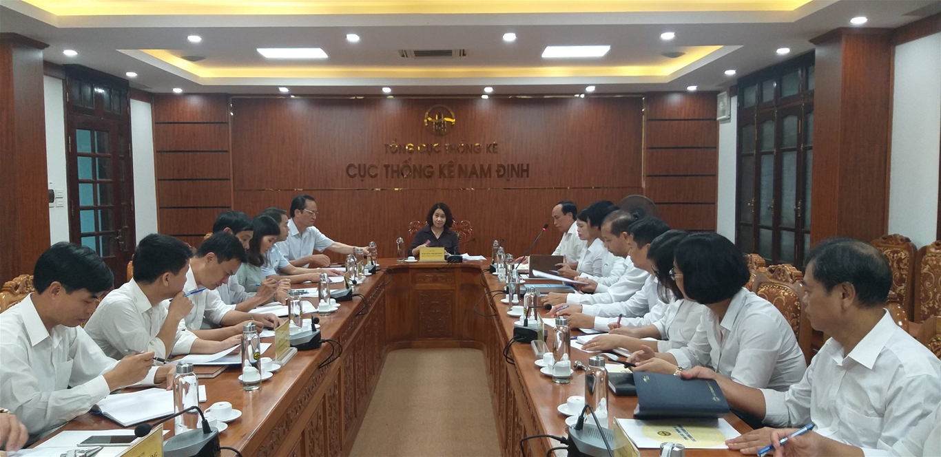 Tổng cục trưởng TCTK thăm và làm việc với Cục Thống kê tỉnh Nam Định
