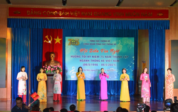 Hội diễn văn nghệ Chào mừng Kỷ niệm 75 năm thành lập ngành Thống kê Việt Nam 3