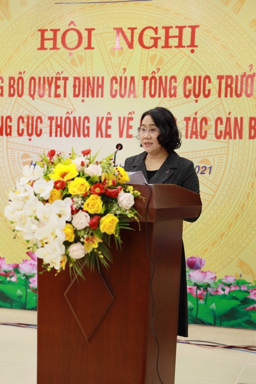 Hội nghị công bố Quyết định của Tổng cục trưởng TCTK về công tác cán bộ Cục Thống kê tỉnh Hà Tĩnh