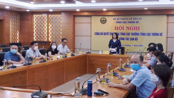 Hội nghị công bố Quyết định của Tổng cục trưởng Tổng cục Thống kê về công tác cán bộ đối với Cục Thống kê tỉnh Kon Tum