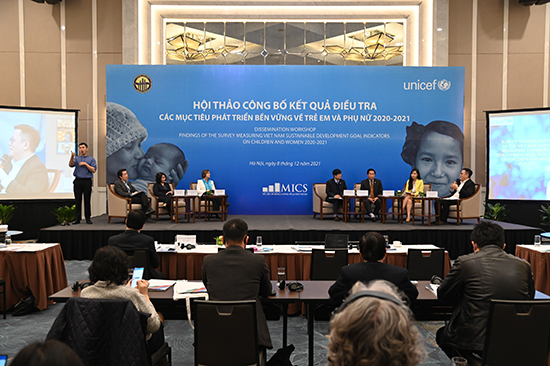 Hội thảo công bố kết quả Điều tra các mục tiêu phát triển bền vững về trẻ em và phụ nữ Việt Nam 2020-2021 2