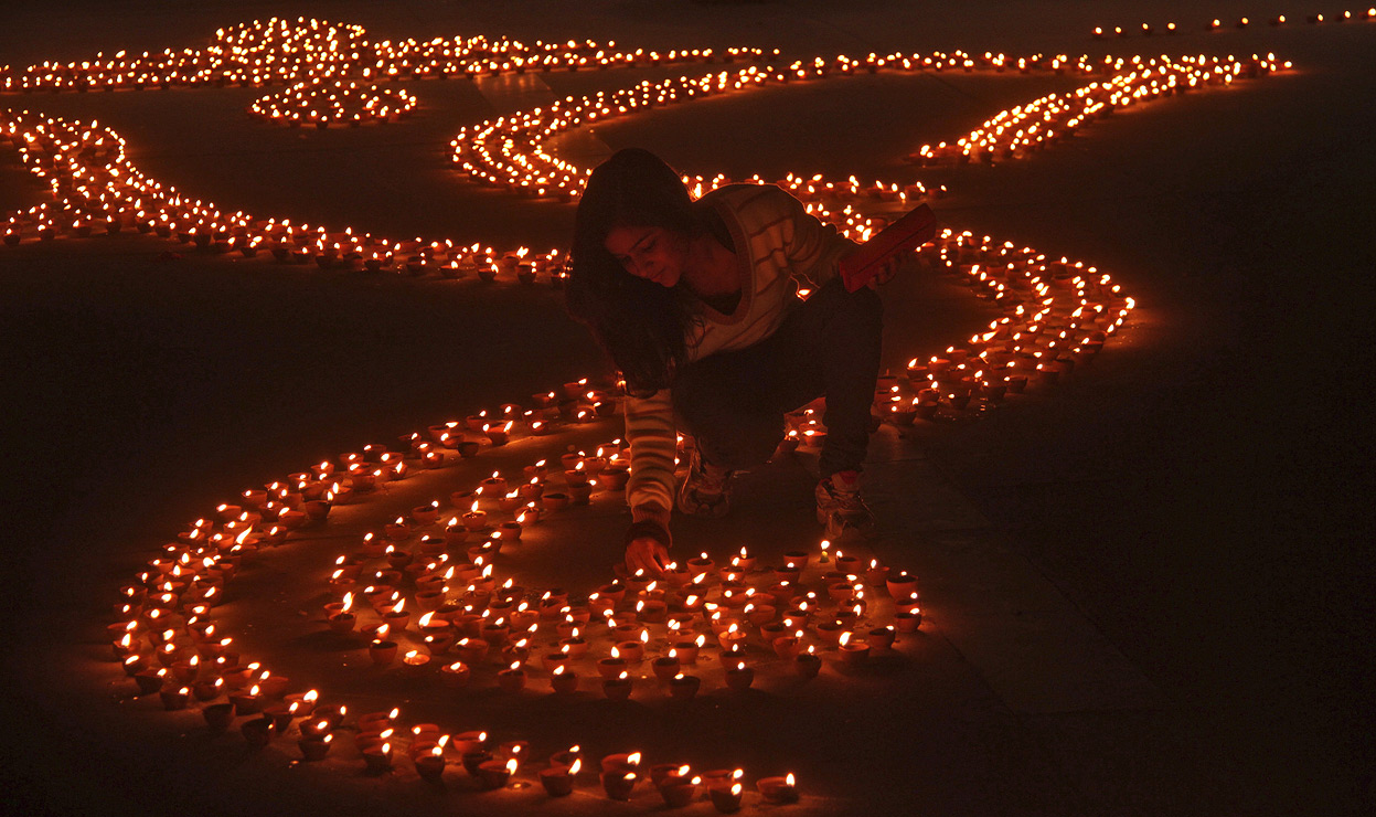 Lung linh lễ hội ánh sáng Diwali trên miền đất Ấn