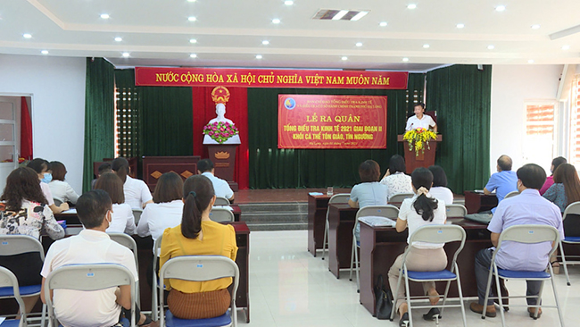 Quảng Ninh: Ra quân Tổng điều tra kinh tế năm 2021 giai đoạn II
