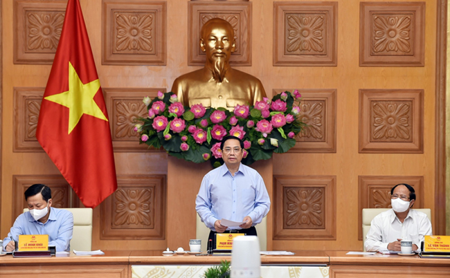 Thủ tướng Chính phủ Phạm Minh Chính tham dự Hội nghị với cộng đồng doanh nghiệp 1