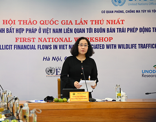 Hội thảo quốc gia lần thứ nhất về đo đường các dòng tài chính bất hợp pháp ở Việt Nam liên quan tới buôn bán trái phép động thực vật hoang dã