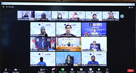 Phiên họp toàn thể Kỳ họp thứ 12 của Ủy ban Hệ thống thống kê Cộng đồng ASEAN (ACSS12) 2