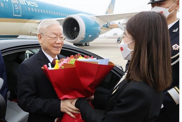 Tổng Bí thư Nguyễn Phú Trọng đến Bắc Kinh, bắt đầu chuyến thăm chính thức nước Cộng hòa Nhân dân Trung Hoa 2