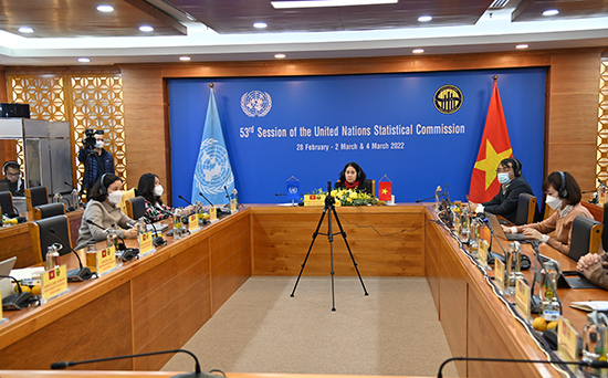 Tổng cục Thống kê tham dự Kỳ họp chính thức lần thứ 53 của Ủy ban Thống kê Liên hợp quốc 1