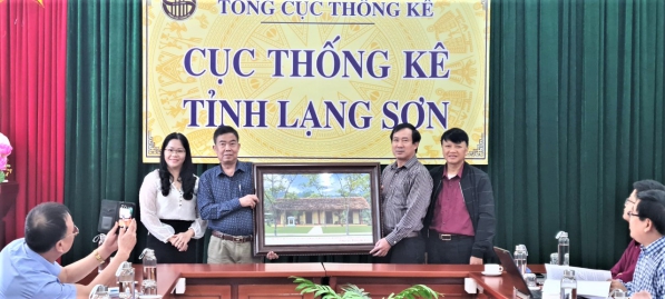 Tổng cục Thống kê thực hiện chương trình kiểm tra tại Cục Thống kê tỉnh Lạng Sơn 1