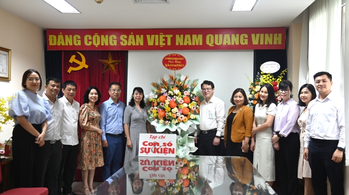 Lãnh đạo Bộ Kế hoạch và Đầu tư đến chúc mừng Tạp chí Con số và Sự kiện nhân ngày Báo chí Cách mạng Việt Nam 21-6