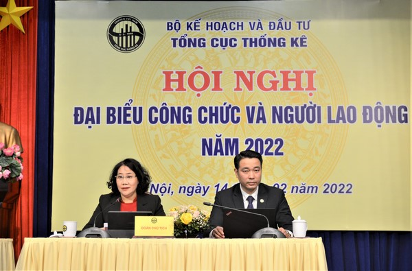 Hội nghị đại biểu công chức và người lao động cơ quan Tổng cục Thống kê năm 2022