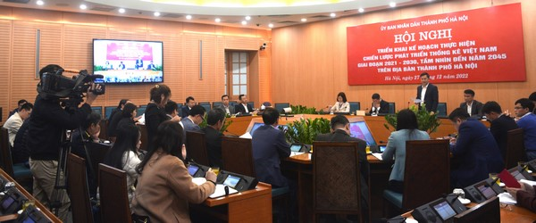 Hà Nội tổ chức Hội nghị triển khai kế hoạch thực hiện Chiến lược phát triển Thống kê Việt Nam giai đoạn 2021-2030, tầm nhìn đến năm 2045 