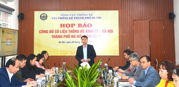 Hà Nội họp báo công bố số liệu thống kê kinh tế -xã hội năm 2022