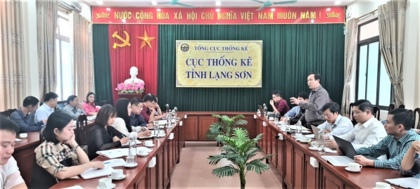 Tổng cục Thống kê thực hiện chương trình kiểm tra tại Cục Thống kê tỉnh Lạng Sơn