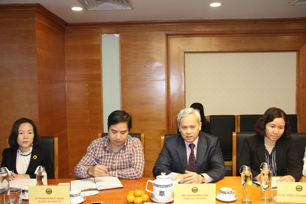 Tổng cục trưởng Tổng cục Thống kê tiếp xã giao và làm việc với đại diện thường trú Quỹ tiền tệ quốc tế tại Việt Nam