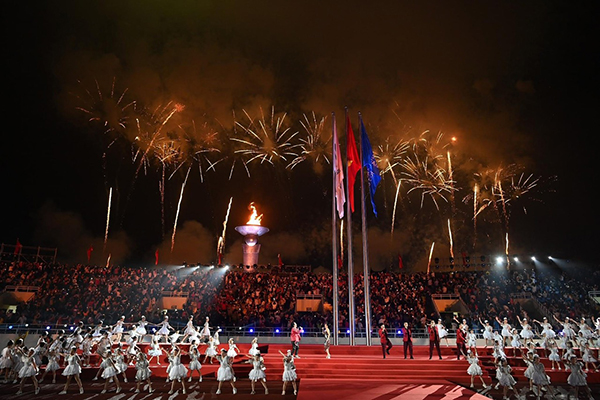 Tưng bừng Lễ Khai mạc Đại hội Thể thao Đông Nam Á lần thứ 31 tại Việt Nam