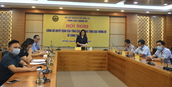 Hội nghị công bố Quyết định của Tổng cục trưởng TCTK về công tác cán bộ 2