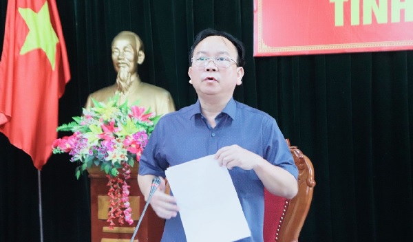 Cục Thống kê Hà Tĩnh kiểm tra việc sử dụng số liệu, thông tin thống kê nhà nước tại UBND huyện Hương Sơn  2
