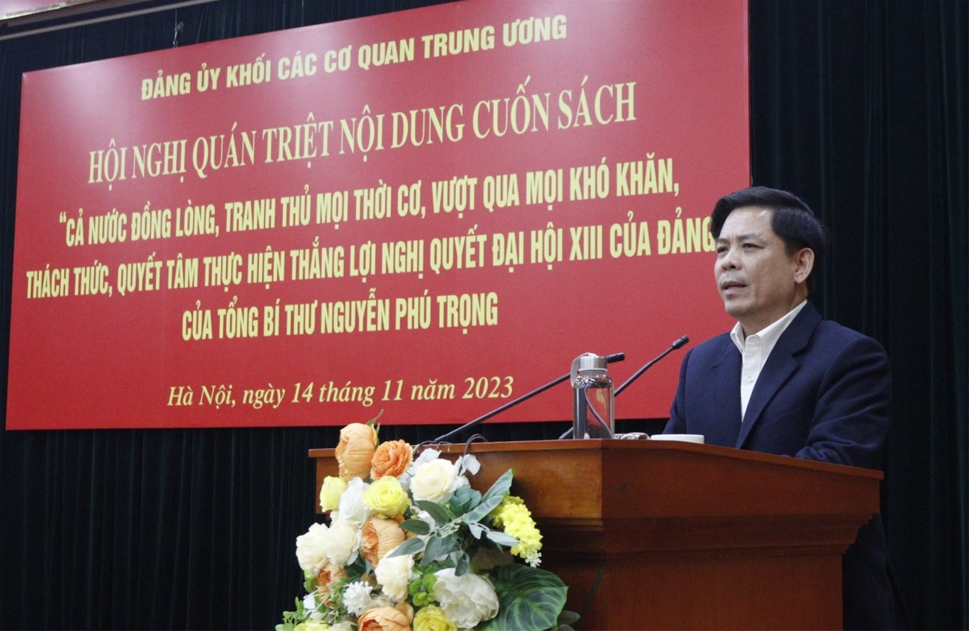 Đảng bộ Bộ Kế hoạch và Đầu tư nghe quán triệt nội dung cuốn sách của Tổng Bí thư Nguyễn Phú Trọng 1