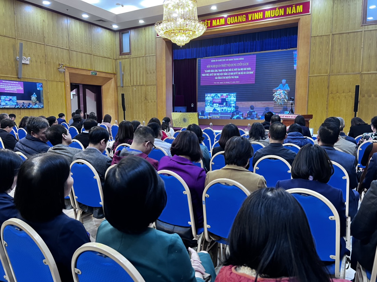 Đảng bộ Bộ Kế hoạch và Đầu tư nghe quán triệt nội dung cuốn sách của Tổng Bí thư Nguyễn Phú Trọng 2