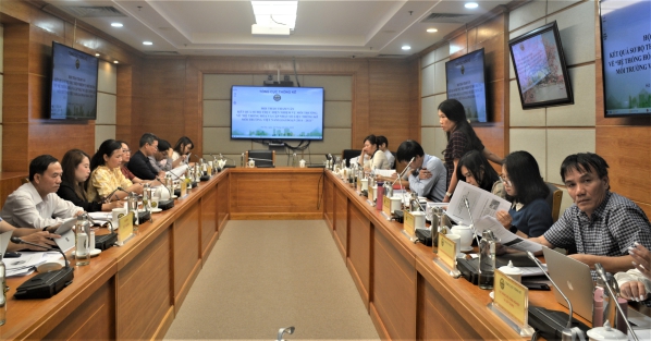 Hội thảo tham vấn kết quả sơ bộ thực hiện nhiệm vụ môi trường về “Hệ thống hóa và cập nhật số liệu thống kê môi trường Việt Nam  giai đoạn 2014 -2021” 1