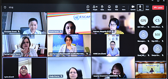 Hội thảo trực tuyến về Mạng lưới hỗ trợ các nữ Thủ trưởng cơ quan thống kê quốc gia khu vực châu Á – Thái Bình Dương 1