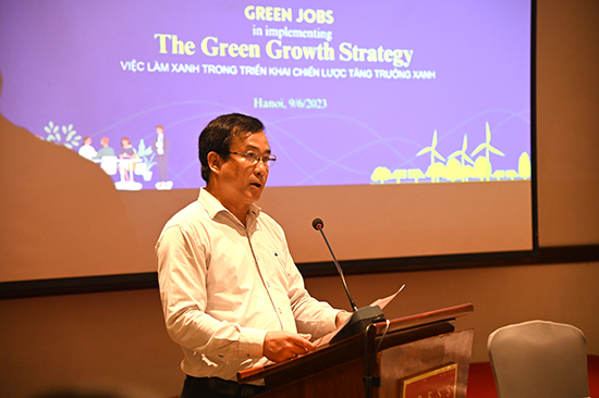 Hội thảo việc làm xanh trong triển khai Chiến lược tăng trưởng xanh