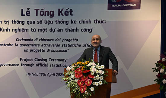 Lễ tổng kết Dự án “Cải thiện hệ thống thống kê quốc gia Việt Nam” do Cơ quan Hợp tác và Phát triển I-ta-li-a tài trợ 1