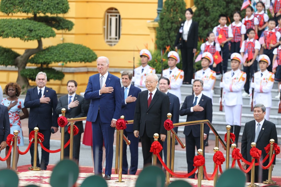 Tổng thống Hoa Kỳ Joe Biden chính thức bắt đầu chuyến thăm cấp Nhà nước đến Việt Nam 1