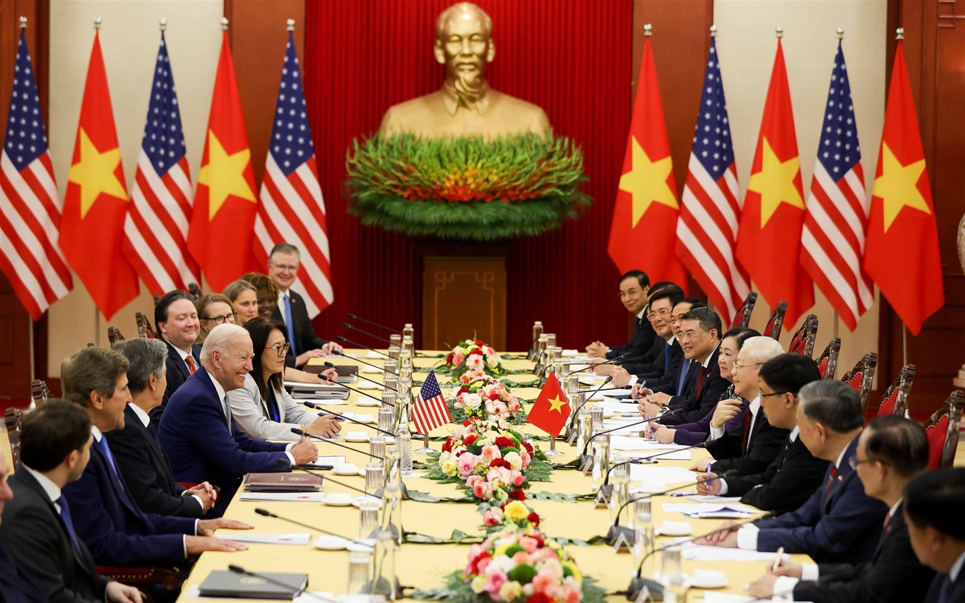 Tổng thống Hoa Kỳ Joe Biden chính thức bắt đầu chuyến thăm cấp Nhà nước đến Việt Nam 4
