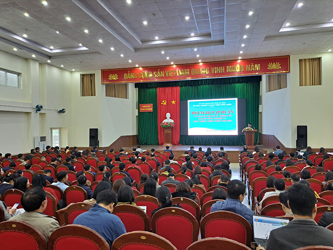 Hội nghị tập huấn về công tác Chuyển đổi số và Thống kê trong ngành Nông nghiệp và Phát triển nông thôn Hà Tĩnh năm 2024 3