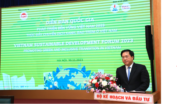 Diễn đàn quốc gia về Phát triển bền vững Việt Nam 2023: Thúc đẩy chuyển dịch xanh, bao trùm ở Việt Nam