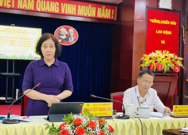 Đoàn công tác của Tổng cục Thống kê làm việc tại Đà Nẵng