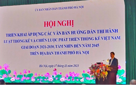 Hà Nội tổ chức Hội nghị triển khai áp dụng các văn bản hướng dẫn thi hành Luật Thống kê và Chiến lược phát triển thống kê Việt Nam giai đoạn 2021-2030, tầm nhìn đến năm 2045 trên địa bàn Thành phố.