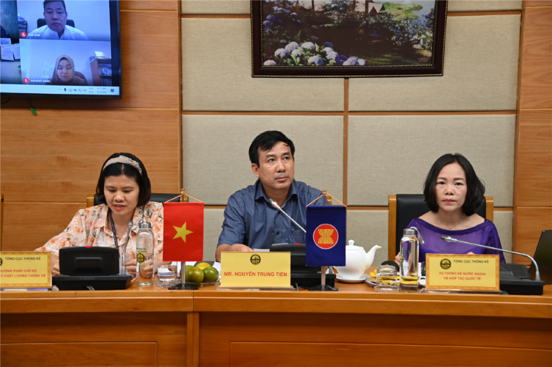 Họp trực tuyến phiên họp lần thứ 20 của Tiểu ban Kế hoạch và Điều phối Hệ thống Thống kê cộng đồng ASEAN.