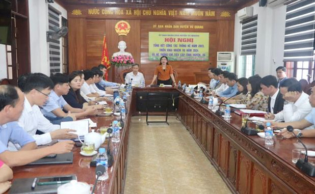 Chị cục Thống kê Huyện Vũ Quang - Hà Tĩnh: Chất lượng thông tin thống kê tiếp tục được nâng lên