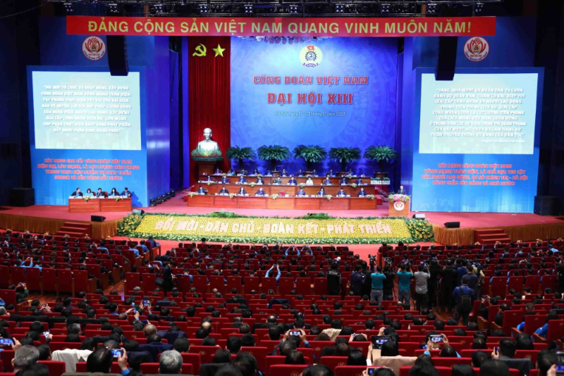 Phiên thứ nhất - Đại hội XIII Công đoàn Việt Nam
