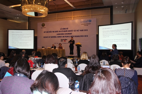 Lễ công bố kết quả điều tra quốc gia về người khuyết tật tại Việt Nam năm 2016