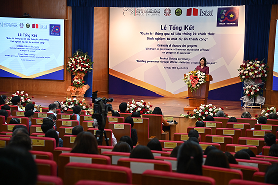 Lễ tổng kết Dự án “Cải thiện hệ thống thống kê quốc gia Việt Nam” do Chính phủ I-ta-li-a tài trợ