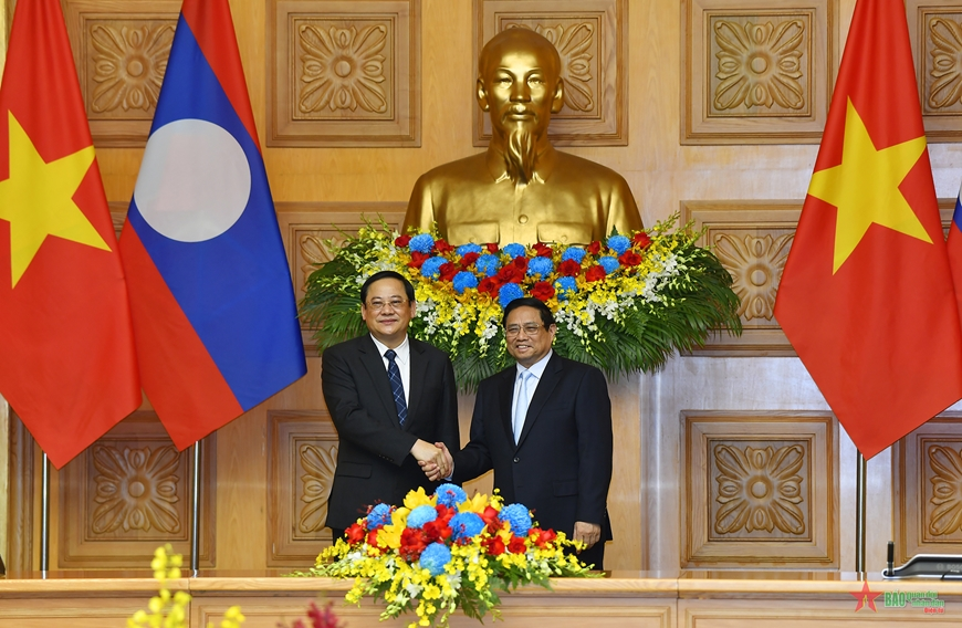 Nhiều kết quả tốt đẹp trong chuyến thăm Việt Nam của Thủ tướng Lào Sonexay Siphandone