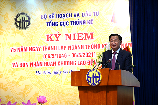 Phát biểu của đồng chí Bí thư Trung ương Đảng, Phó Thủ tướng Chính phủ Lê Minh Khái tại Lễ kỷ niệm 75 năm thành lập ngành Thống kê