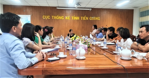 Phó Tổng cục trưởng Đỗ Thị Ngọc làm việc với Tiền Giang về Điều tra thí điểm TĐT Nông thôn, nông nghiệp năm 2025