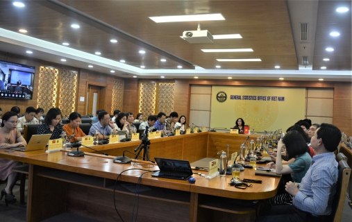 Tổng cục Thống kê họp trực tuyến với Cơ quan Thống kê Thái Lan về Hệ thống danh mục dữ liệu và Trung tâm chia sẻ thống kê
