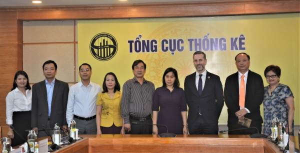 Tổng cục trưởng TCTK tiếp xã giao Trưởng đại diện của Quỹ Dân số Liên Hợp Quốc tại Việt Nam