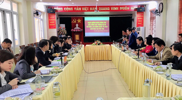 Tổng cục Thống kê và ILO tại Việt Nam làm việc và giám sát cuộc điều tra lao động việc làm năm 2021 tại tỉnh Phú Thọ